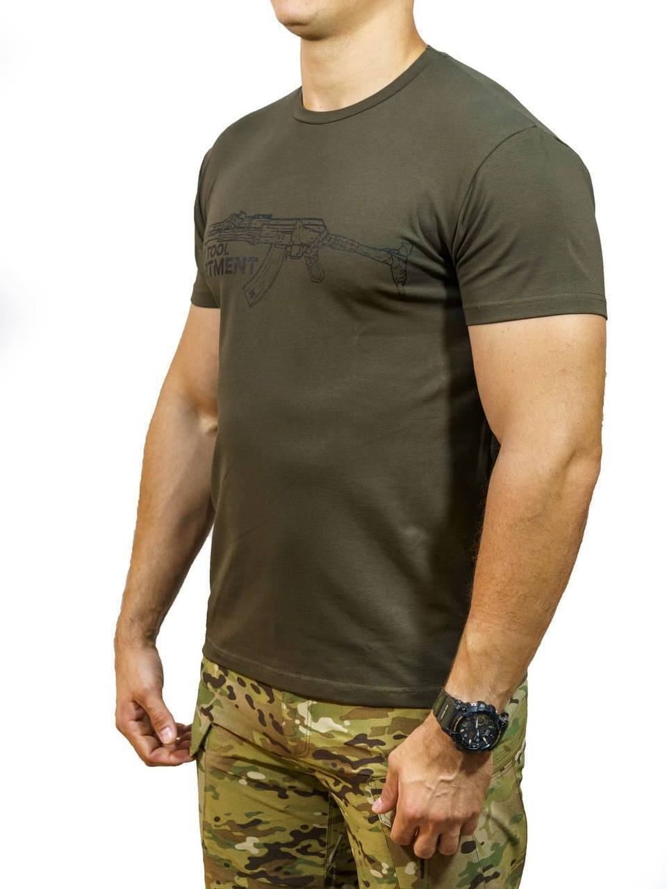 Футболка Milgear, STD, олива (L) купить