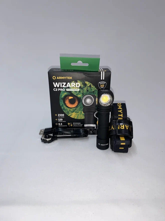 Фонарь Armytek Wizard C2 Pro Magnet USB Белый купить