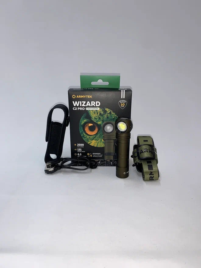 Фонарь Armytek Wizard C2 Pro Magnet USB Белый купить